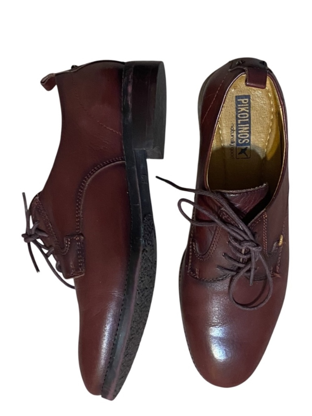 Pikolinos “Royal” burgundy leather Oxford loafer sz 37